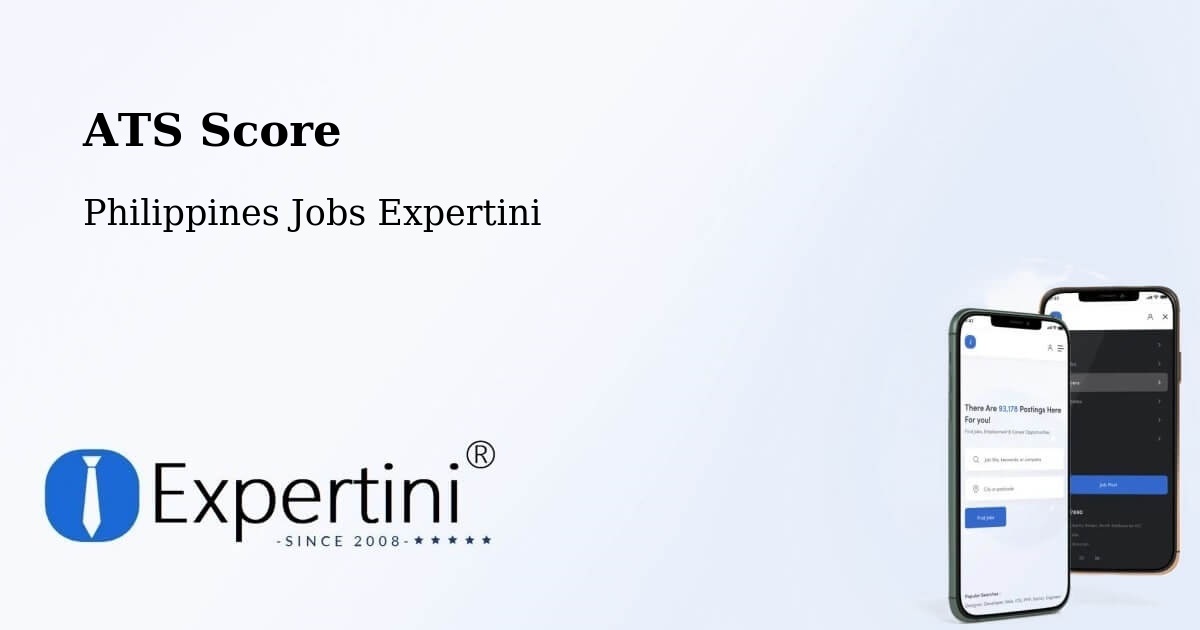Resume ATS Score & Job Description Match Tool – Diaz - Philippines Jobs Expertini