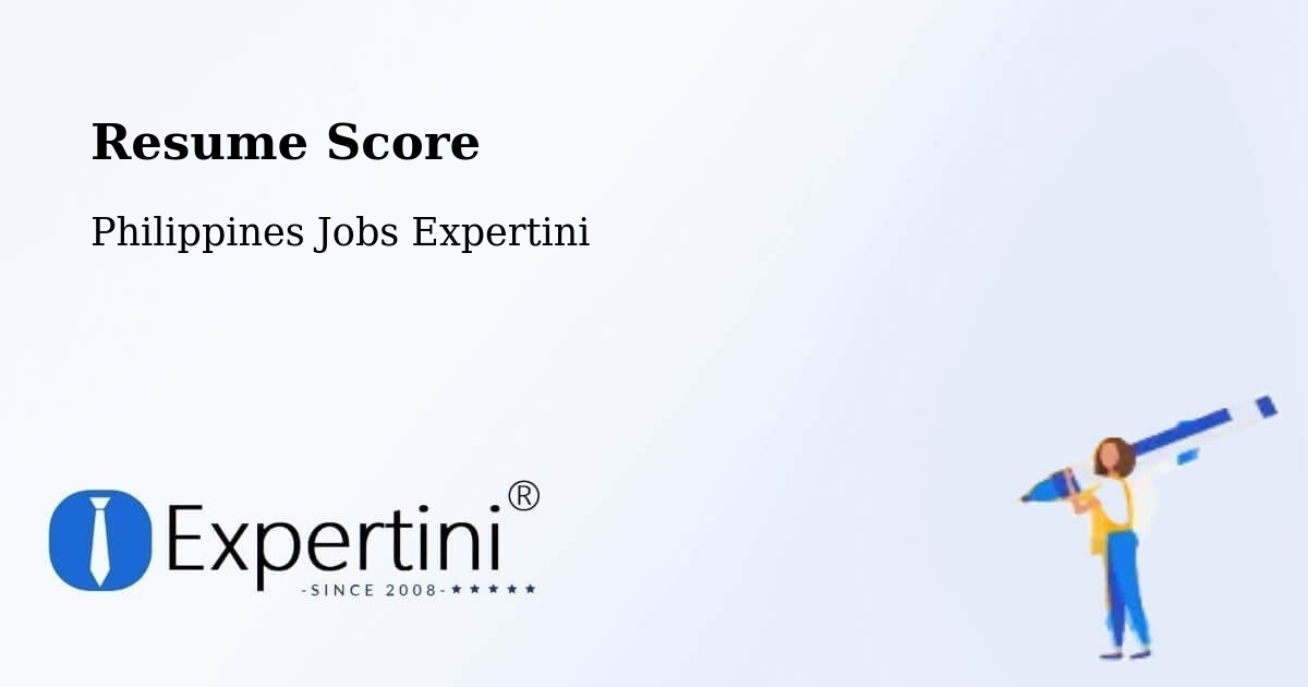 Resume Score & Job Description Match Tool – Diaz - Philippines Jobs Expertini